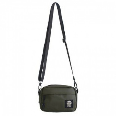 Moodne meeste kott embleemi ja pika sangaga