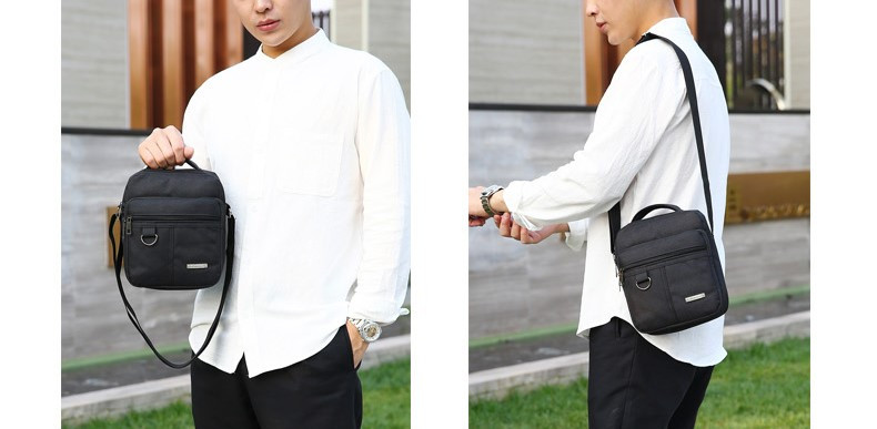 Modern férfi szövettáska hosszú füllel