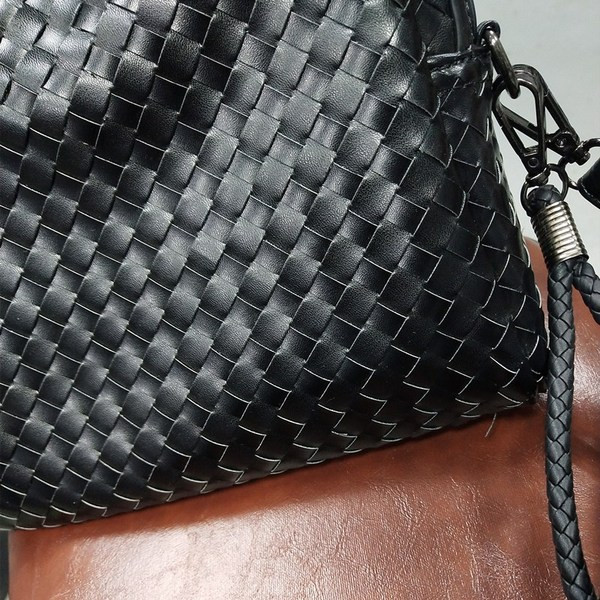 Casual meeste nahast kott pikkade ja lühikeste sangadega