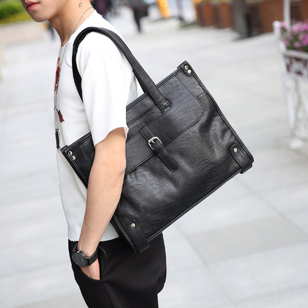 Moodne meeste nahast kott kahe sangaga ökonahast