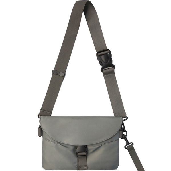 Férfi textiltáska hosszú füllel, fekete és szürke színben