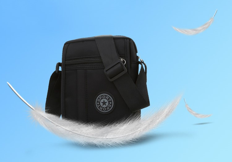 Καθημερινή ανδρική υφασμάτινη τσάντα με μακριά λαβή