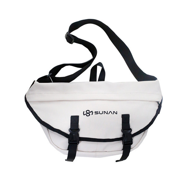 Új modell férfi táska csatokkal és felirattal