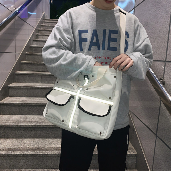 Férfi alkalmi táska rövid és hosszú füllel