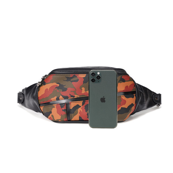 Mindennapi férfi ökobőr deréktáska