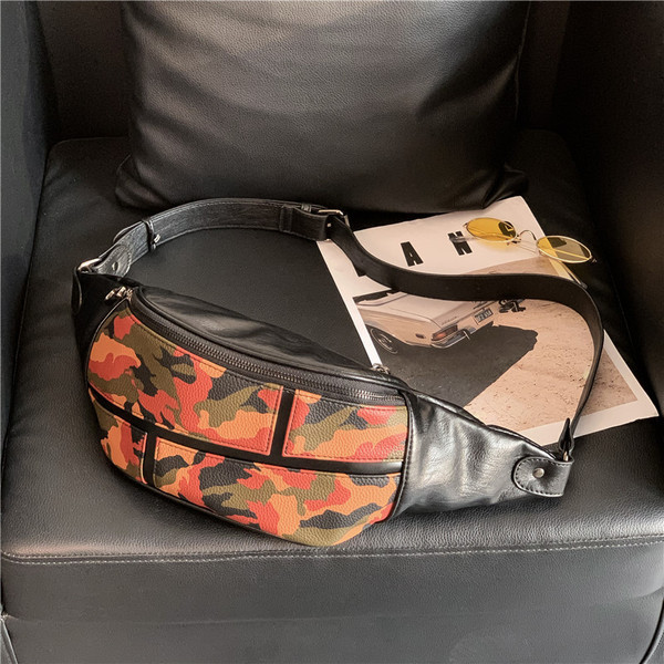 Mindennapi férfi ökobőr deréktáska