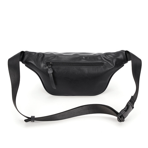 Uus mudel nahast meestekott musta värvi