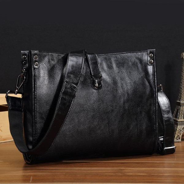 Uus mudel meeste kunstnahast õlakott