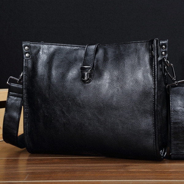 Uus mudel meeste kunstnahast õlakott