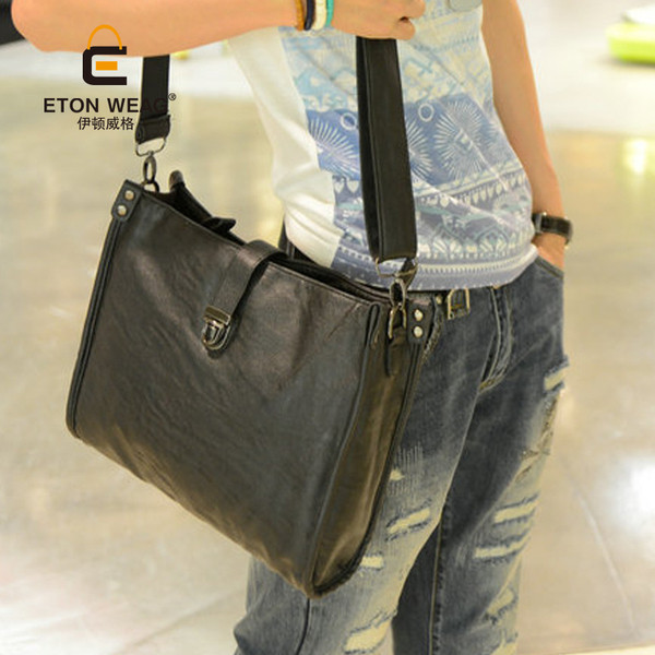 Uus mudel meeste kunstnahast õlakott