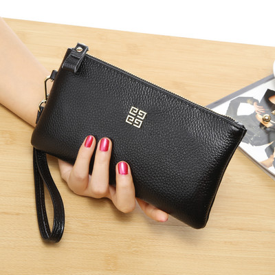 Uus mudel nahast naiste rahakott lukuga - mitut värvi