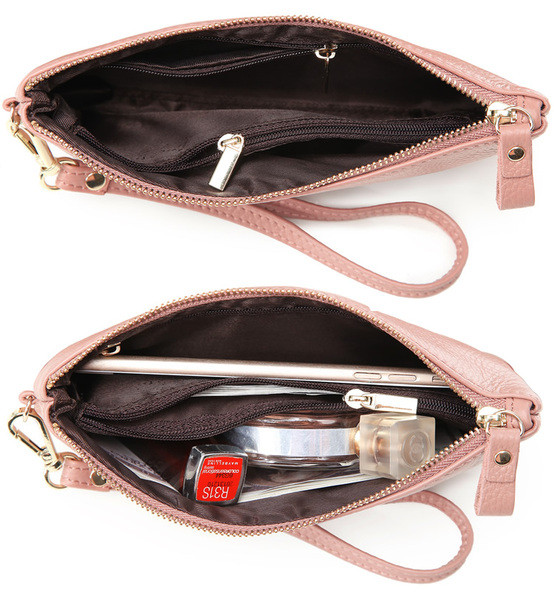 Uus mudel nahast naiste rahakott lukuga - mitut värvi