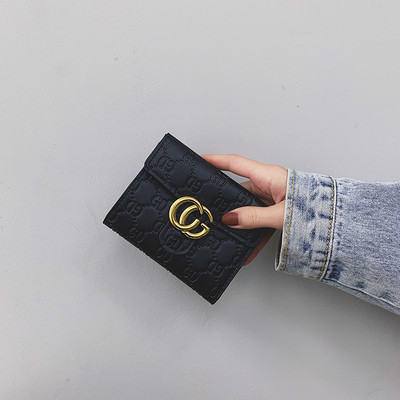 Uut mudelit metallist kinnitusega naiste rahakott