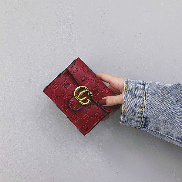 Uut mudelit metallist kinnitusega naiste rahakott