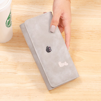 Нов модел дамски портфейл с бродерия -два модела