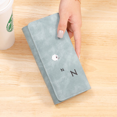 Нов модел дамски портфейл с бродерия -два модела