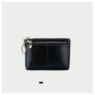 Väike lukuga nahast rahakott