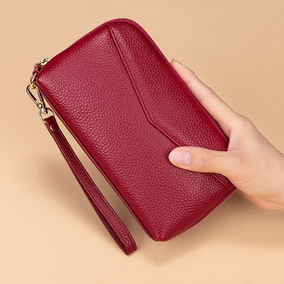 Ежедневно кожено портмоне с цип