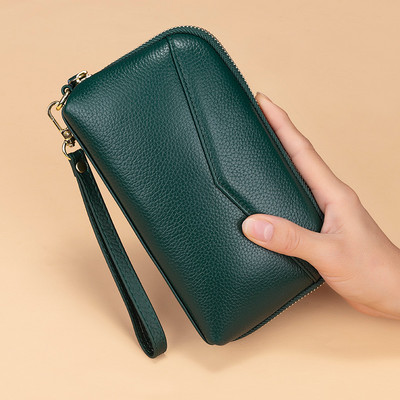 Ежедневно кожено портмоне с цип