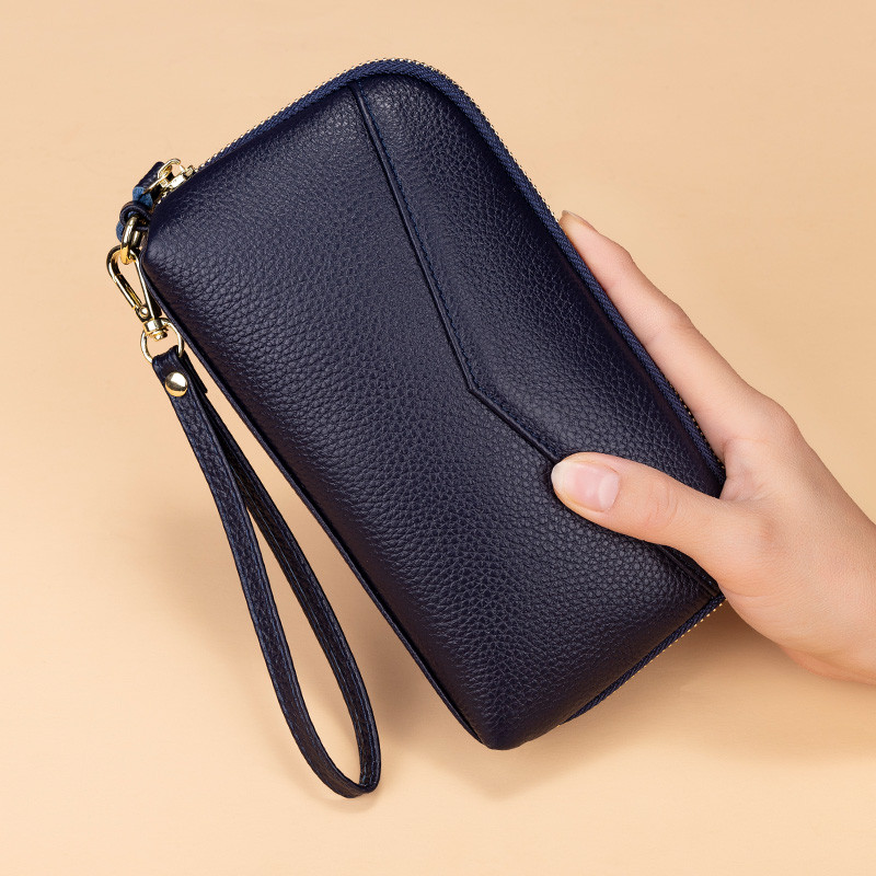 Ежедневно кожено портмоне с цип 