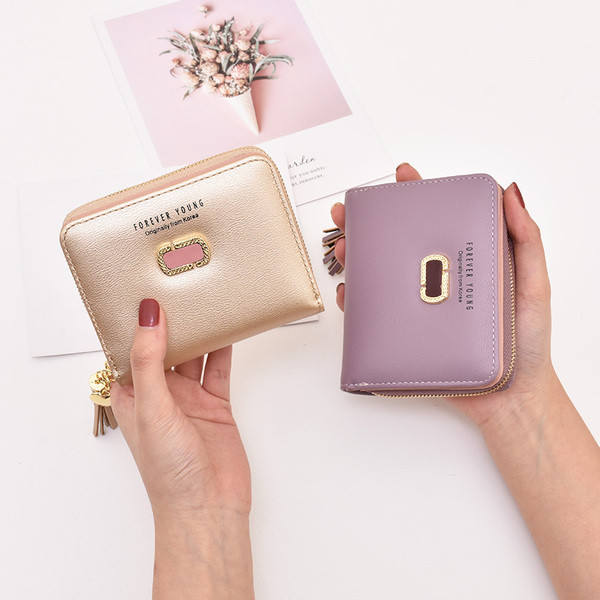 Új modell női kis pénztárca öko bőrből