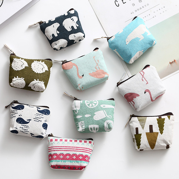 Μικρό υφασμάτινο πορτοφόλι για κέρματα