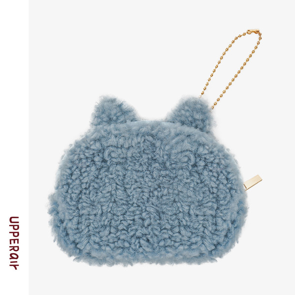 Napi bolyhos női pénztárca 3D elemmel