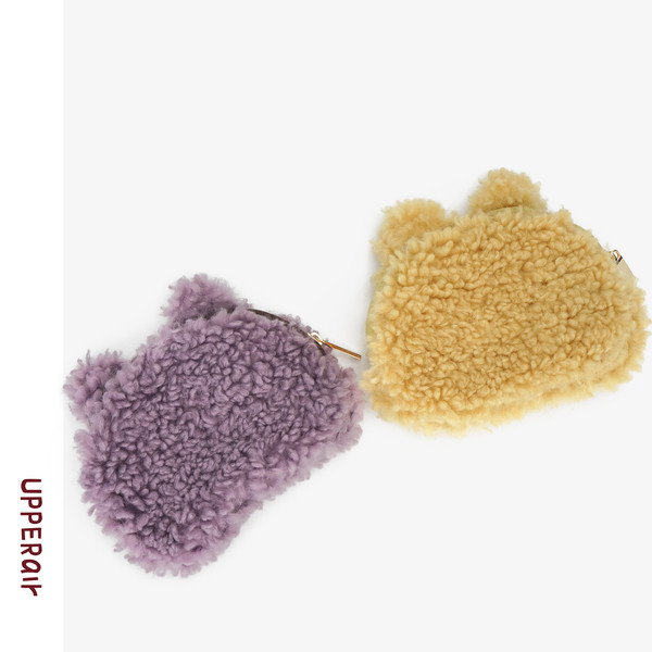 Napi bolyhos női pénztárca 3D elemmel