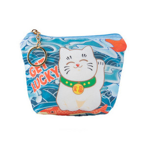 Šareni ženski novčanik s patentnim zatvaračem