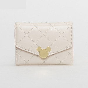 Modern női pénztárca fém rögzítéssel több színben