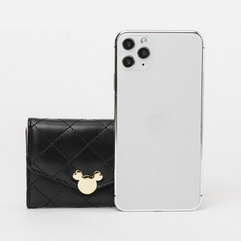 Modern női pénztárca fém rögzítéssel több színben