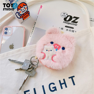 Μικρό στρογγυλό πορτοφόλι 3D για κέρματα