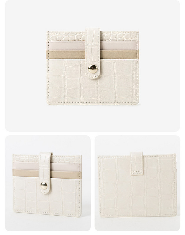 Μοντέρνο γυναικείο πορτοφόλι από οικολογικό δέρμα για πιστωτικές κάρτες