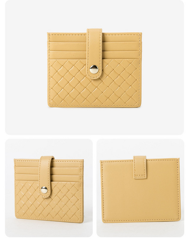 Μοντέρνο γυναικείο πορτοφόλι από οικολογικό δέρμα για πιστωτικές κάρτες