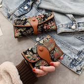 Női textil pénztárca két méretben