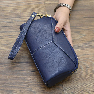 Έκο δερμάτινο πορτοφόλι νέο μοντέλο με φερμουάρ