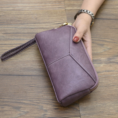 Έκο δερμάτινο πορτοφόλι νέο μοντέλο με φερμουάρ