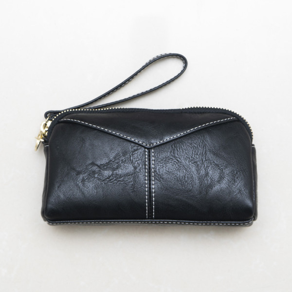 Έκο δερμάτινο πορτοφόλι νέο μοντέλο με φερμουάρ