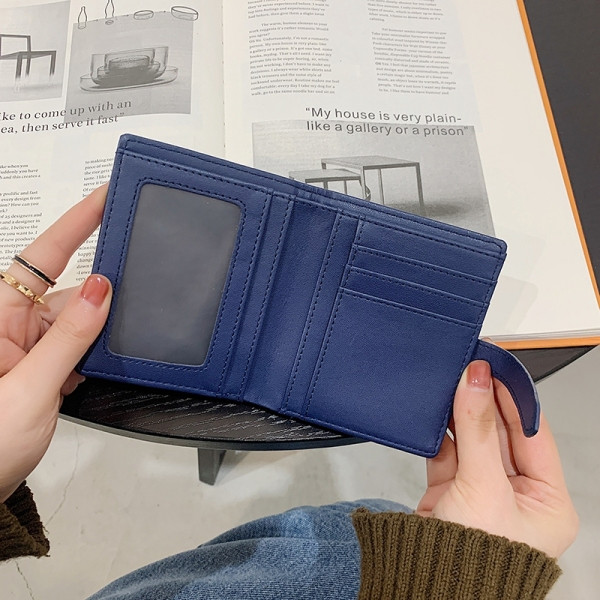 Μικρό γυναικείο πορτοφόλι από οικολογικό δέρμα και υφάσματα 