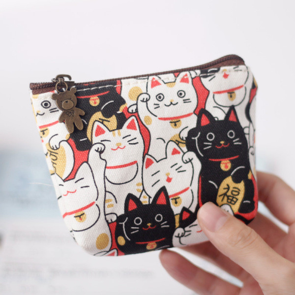 Нов модел малък портфейл с цип за жени