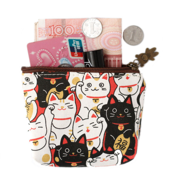 Нов модел малък портфейл с цип за жени