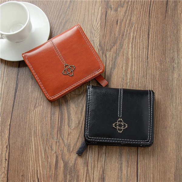 Modern öko bőr pénztárca - retro stílusú