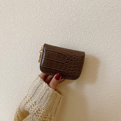 Νέο μοντέλο έκο δερμάτινο γυναικείο πορτοφόλι με φερμουάρ