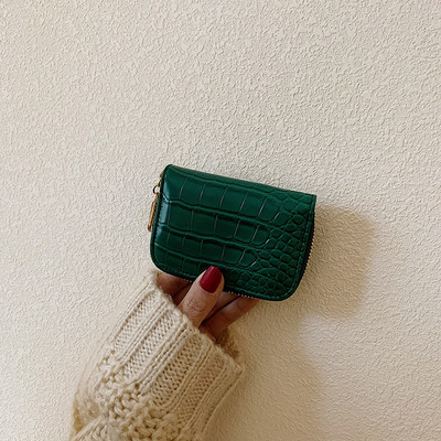 Νέο μοντέλο έκο δερμάτινο γυναικείο πορτοφόλι με φερμουάρ