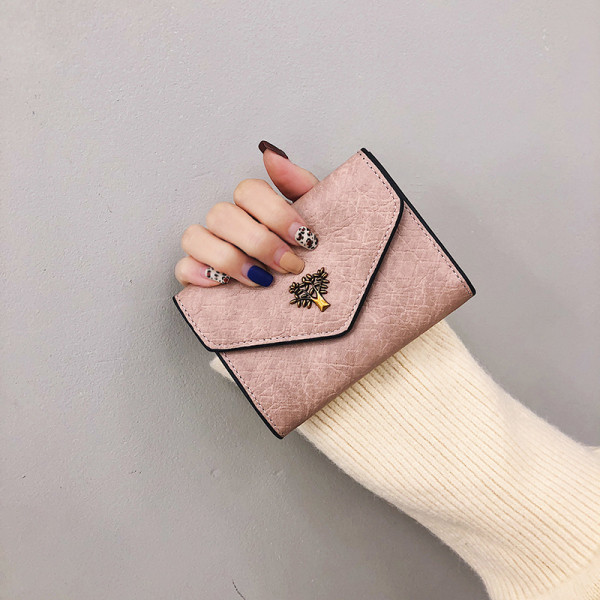 Új modell női pénztárca műbőrből - három színben