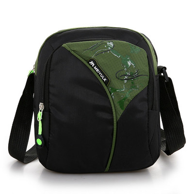 Ανδρική τσάντα με μακριά λαβή και μπροστινή τσέπη