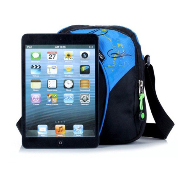 Ανδρική τσάντα με μακριά λαβή και μπροστινή τσέπη