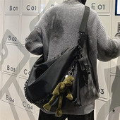 Reisimiseks sobiv uus mudel meeste kott mustas