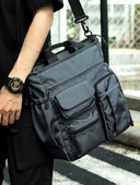 Ανδρική τσάντα casual με μπροστινές τσέπες