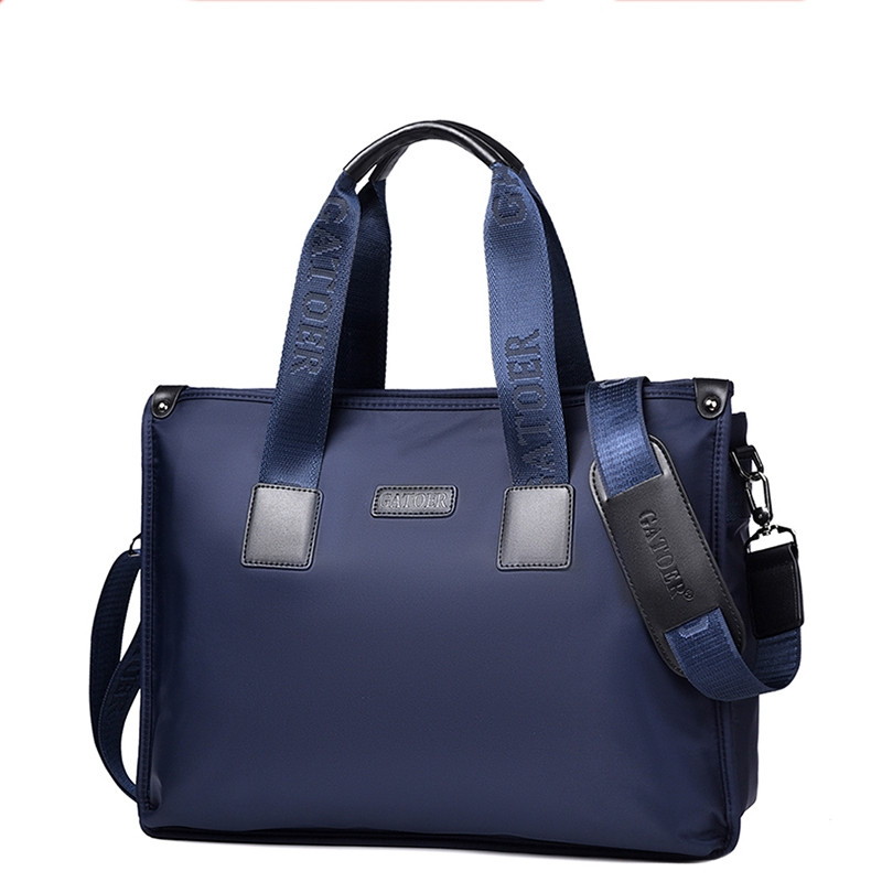 Ανδρική καθημερινή υφασμάτινη τσάντα κατάλληλη για φορητό υπολογιστή